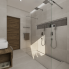 Modernes GROF-Badezimmer - Pohled na sprchový kout