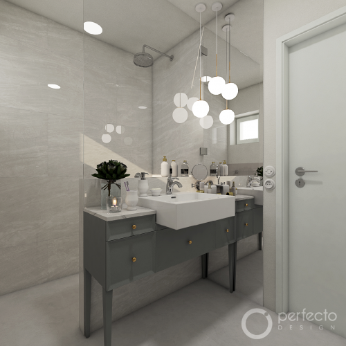 Das elegante COSMIC-Badezimmer - Pohled na umyvadlo