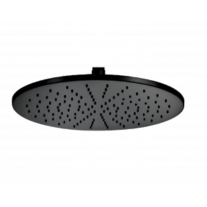 Duschkopf Jazz | aufhängbar | Ø 300 mm | ringförmig | Chrom schwarzer Grund
