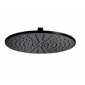 Duschkopf Jazz | aufhängbar | Ø 200 mm | ringförmig | Chrom schwarzer Grund