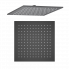Duschkopf CUBE | aufhängbar | 300 x 300 mm | schwarz matt