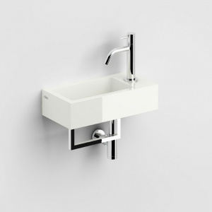 Waschbecken hängend Flush 360 x 180 x 90 , Öffnung für die Armatur rechts | weiß