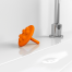 Mini Wash Me Silikon-Wasserstopper, orange
