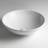 Waschtisch DIMP 460 x 460 x 150 | aufsatz | ringförmig | Weiß Glanz