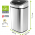 Helpmation Abfallbehälter - OVAL 80L | kontaktlos | Verwertung von Abfällen