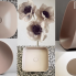 Waschbecken IDEA 420 x 420 x 150 mm auf der Tafel runden | Hellbraun matt