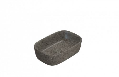 Waschbecken GENESIS | an Bord | 550 x 370 x 150 | Peperoni Grigio matt