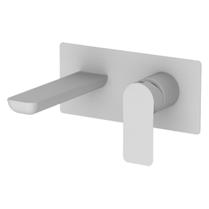 Waschtischarmatur Unterputz | hebel | weiß matt | INFINITY