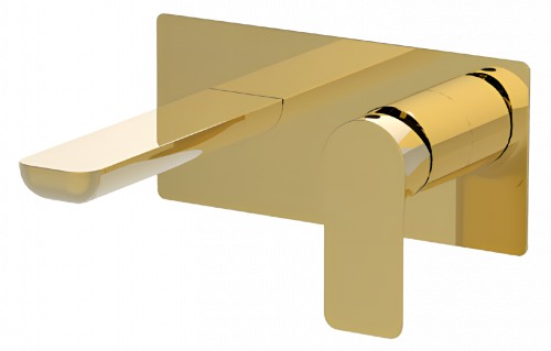 Waschtischarmatur Unterputz | hebel | goldene Glanz | INFINITY