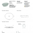 Waschtisch IDEA 500 x 380 x 130 mm | aufsatz | ovalförmig | Weiß Glanz