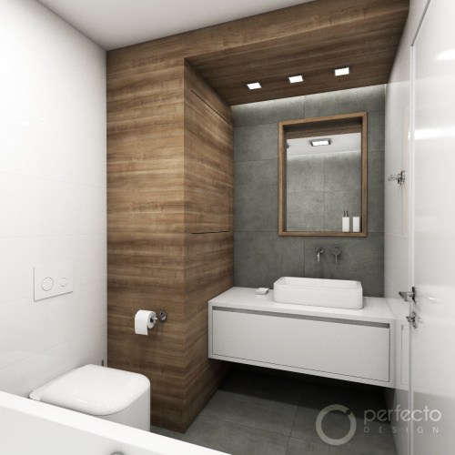 Modernes Badezimmer GRAFITE - Visualisierung