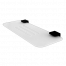 Eckablage IXI KIBO | mit einem Längsfräsen | 30 cm | schwarz-matt