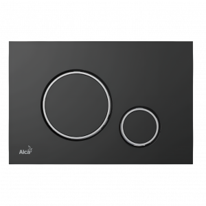 WC-Modulsteuerung Alca M778 - schwarz-matt / chrom-glänz