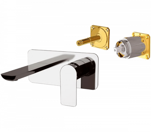 Waschtischarmatur Unterputz | 230 | hebel | weiß matt | INFINITY | oberteil