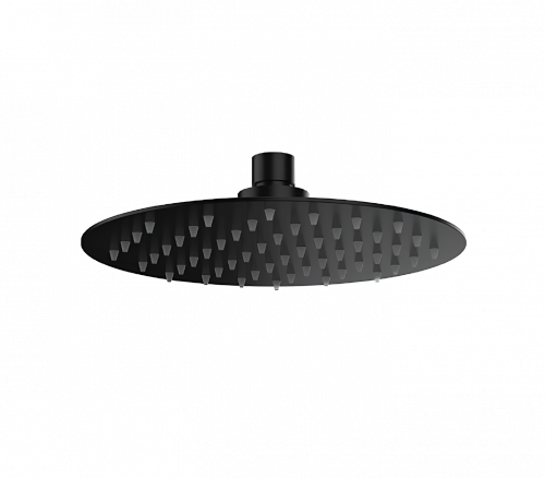 Duschkopf SoffiSlim RD | aufhängbar | Ø 200 mm | ringförmig | schwarz matt