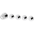 Unterputzmodul Chrono | O | 4-weg | chrom Glanz