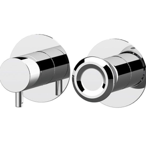 Unterputzmodul Element | O | Dreiweg | Hebel | schwarz matt