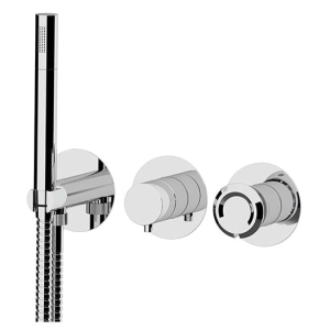 Wannen-/Brausebatterie Element | O | zweiweg | Hebel | chrom Glanz