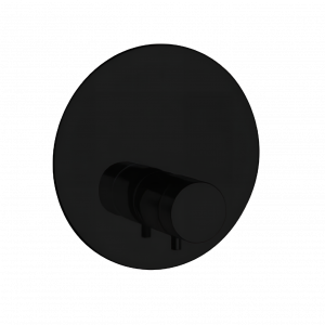 Verdecktes Modul X STYLE Einweghebel Oberteil thermostatisch | schwarz matt