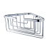 Draht-Eckablage Bond hoch 210 x 210 x 100 mm | Chrom