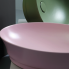 Waschtisch IDEA 500 x 380 x 130 mm | aufsatz | ovalförmig | Rosa matt