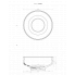 Waschtisch WAS 400 x 400 x 180 mm | aufsatz | ringförmig | Aloe matt