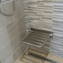 Duschsitz aus Edelstahl I | 389 x 470 x 90