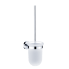 WC-Bürste Unix mit einem Glasbehälter | Chrom