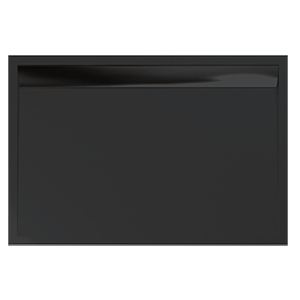 ILA - WIA rechteckige Duschwanne | schwarz | 800x900