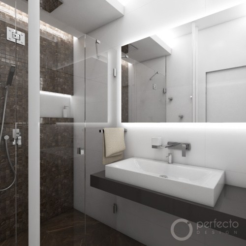 Modernes Badezimmer CHOCOLATE - Visualisierung