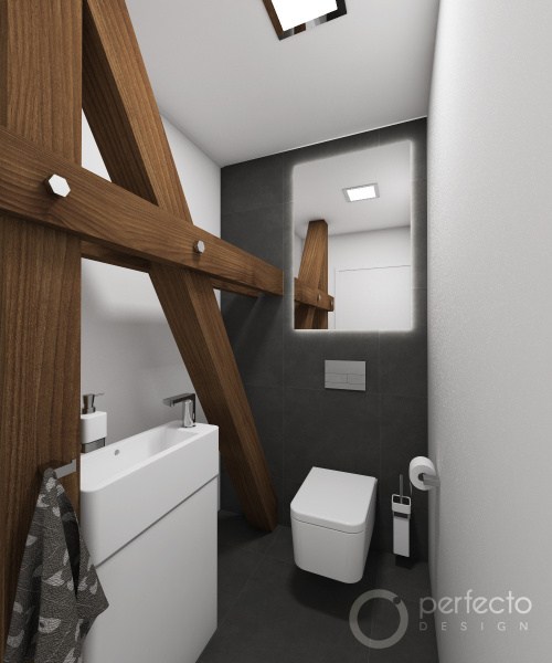 Moderne Toilette FORMA - Visualisierung