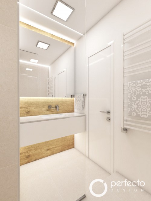 Modernes Badezimmer BIANCA - Visualisierung