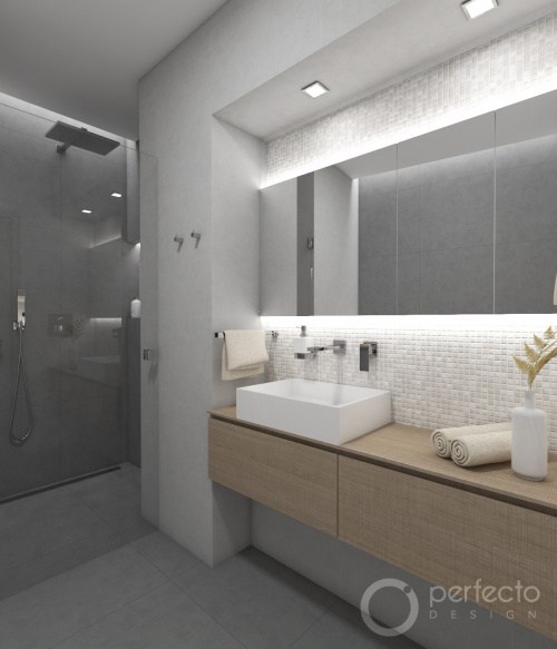 Modernes Badezimmer LOFT - Visualisierung